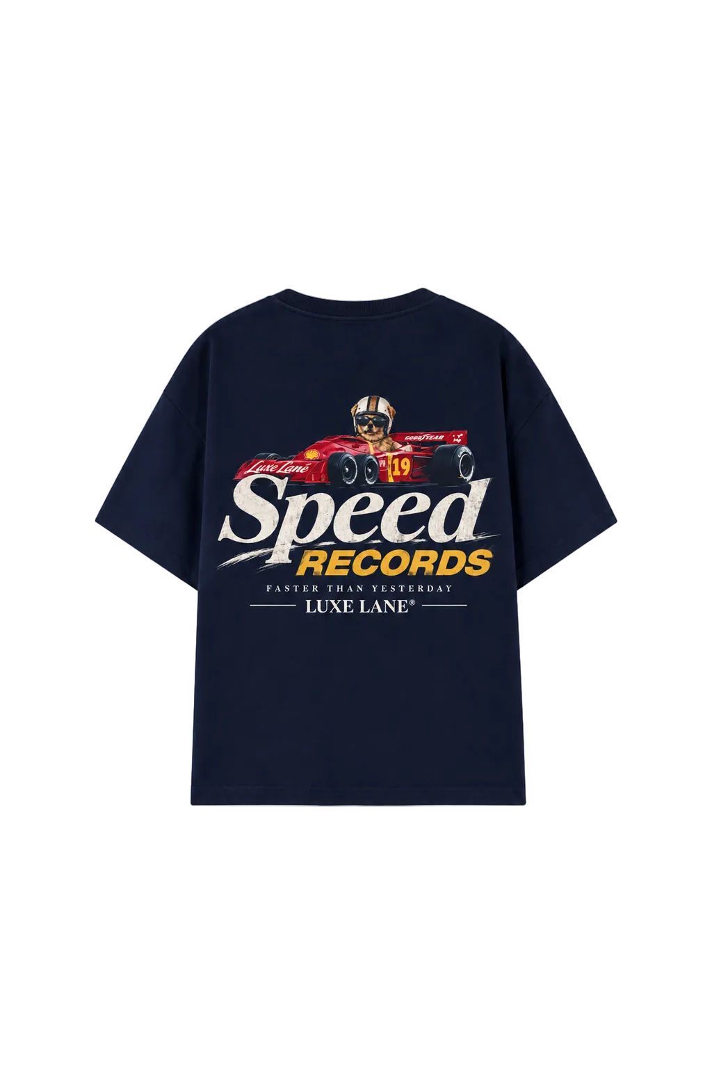 Racing Tee Navy Blue