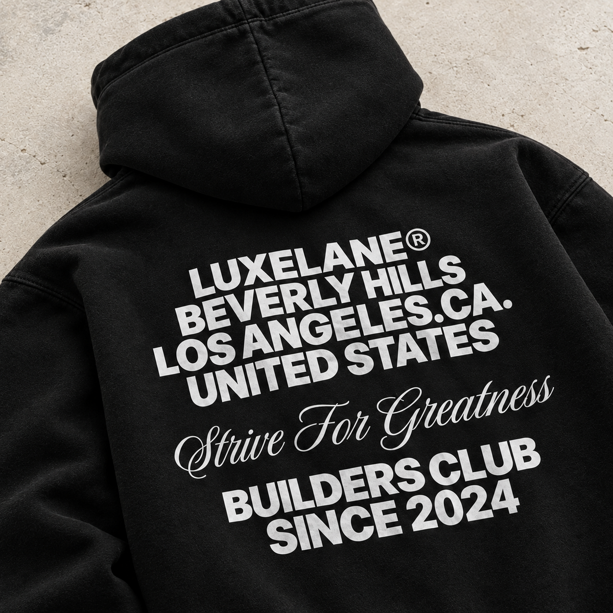 Builders Hoodie Black