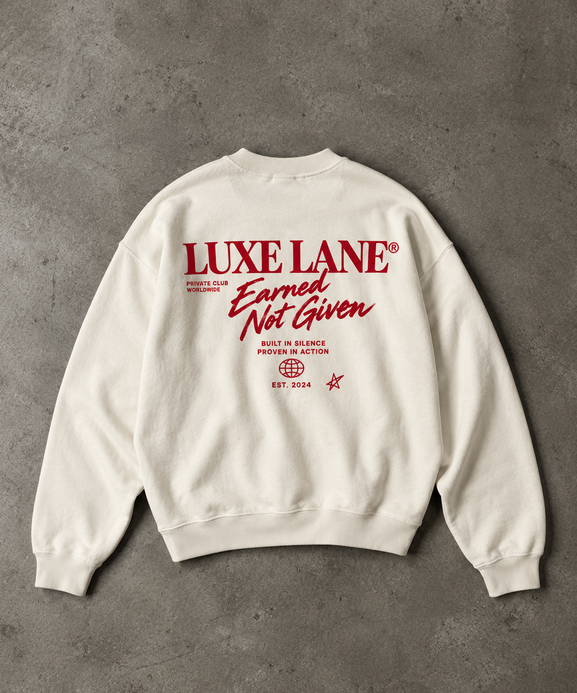Winner Sweatshirt Marshmallow
